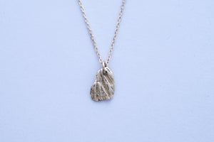 UNDER WATER necklace - 14K yellow gold shell #2