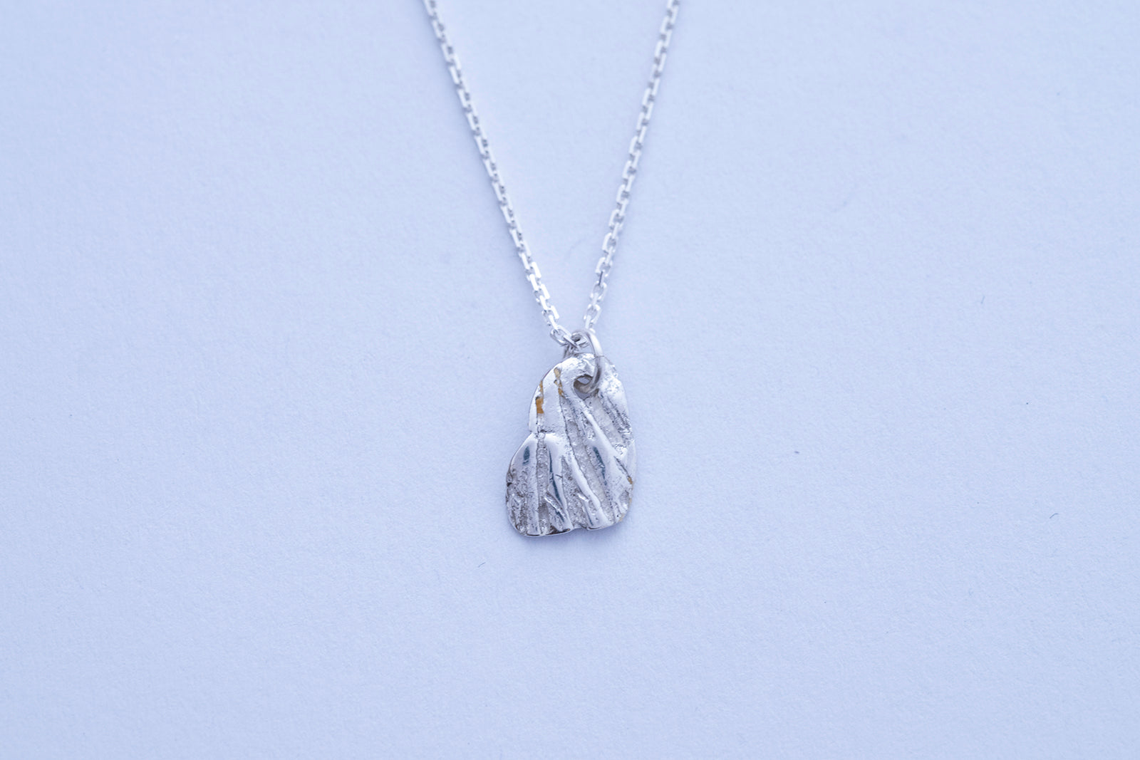 UNDER WATER necklace - silver shell #2