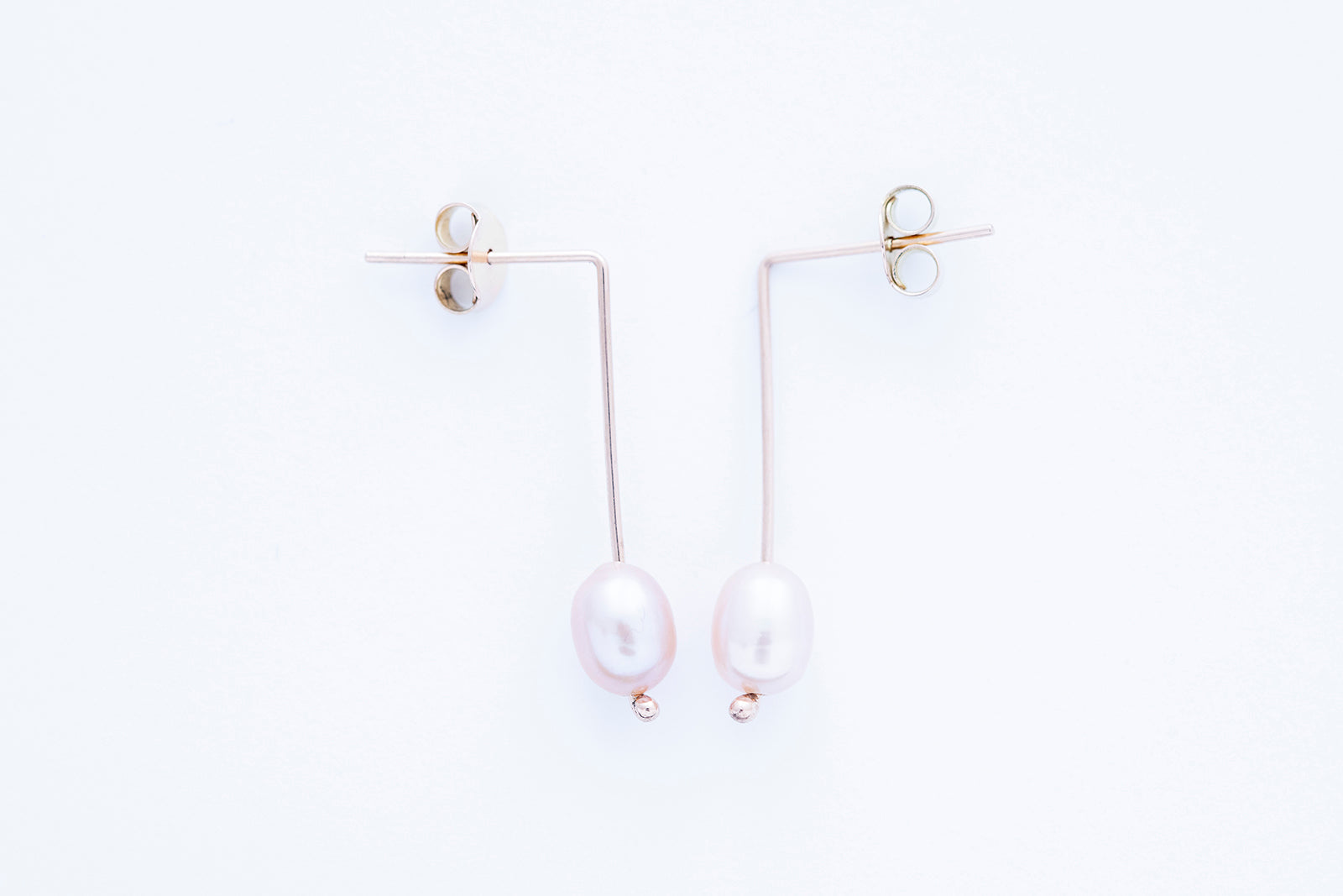 PURE earring, 14K rose gold - #3