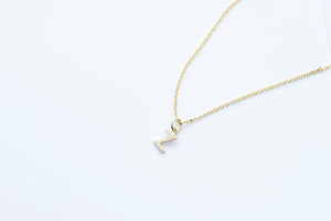 INITIALS Letter Pendants #1 - 14K Yellow Gold