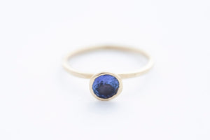 REEF ring - 14K yellow gold w. tanzanite