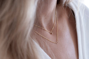 ECO D'AMORE necklace - Heart - 14K yellow gold