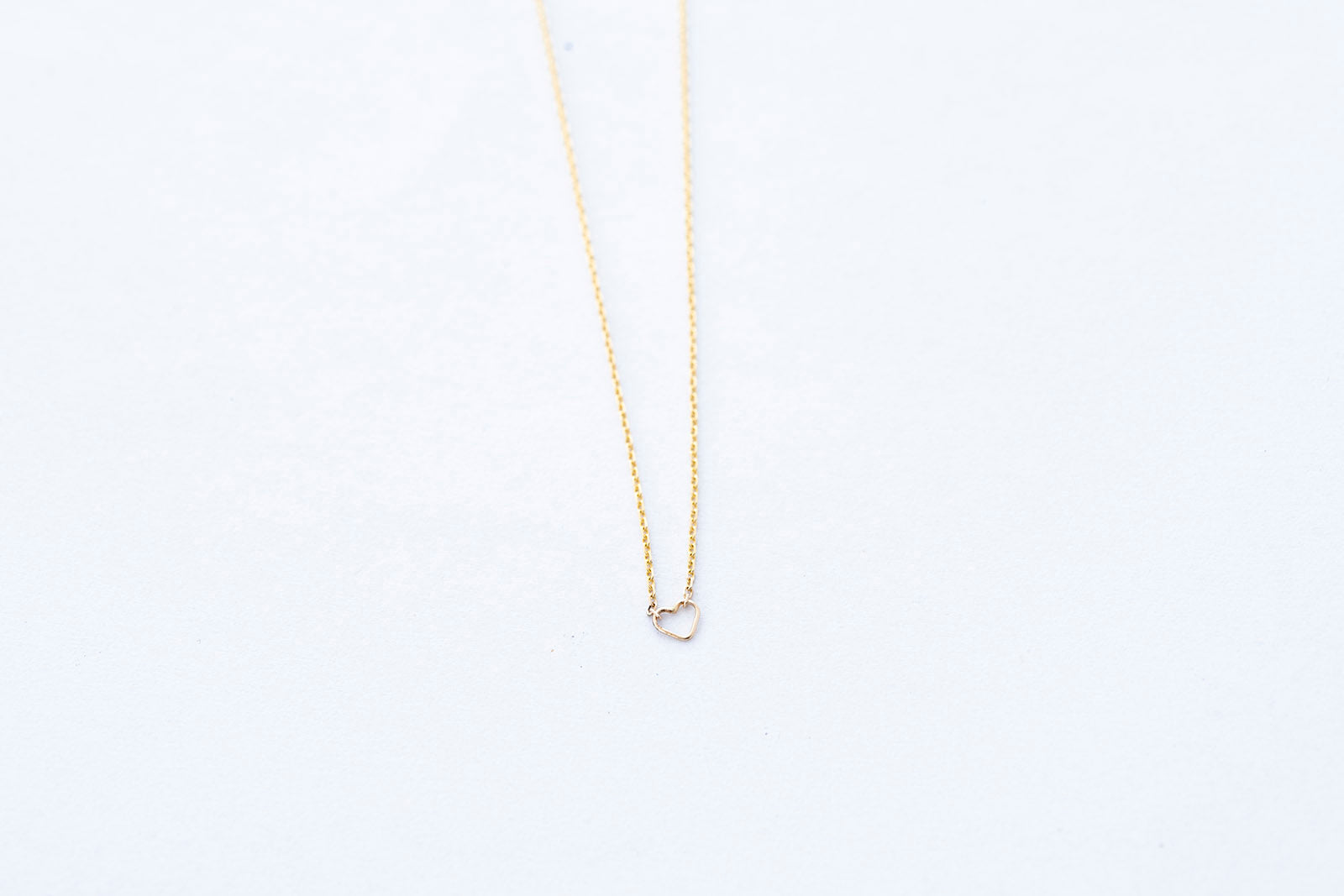 ECO D'AMORE necklace - Heart - 14K yellow gold