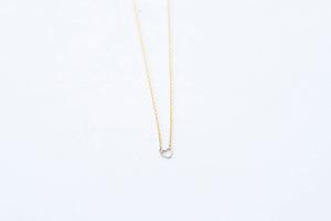 ECO D'AMORE necklace - Heart - 14K yellow gold