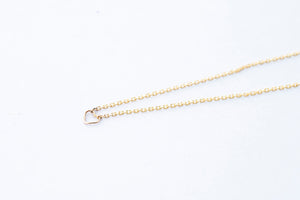 ECO D'AMORE necklace - Heart - 14K yellow gold