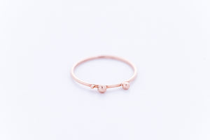 BAUBLE gyűrű - 14K rozé arany