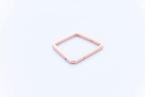 PURE gyűrű - 14K rozé arany | fehér gyémántokkal