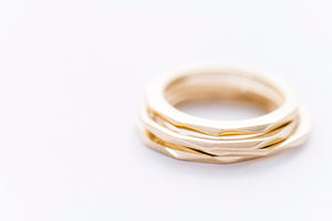 FAZETTE ring | 14K yellow gold - M