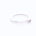 FAZETTE SOLITAIRE ring | 14K rose gold w. pink sapphire