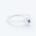 FAZETTE GEM ring w. purple sapphire