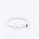 FAZETTE SOLITAIRE ring w. medium blue diamond