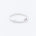 FAZETTE SOLITAIRE ring w. pink tourmaline