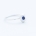 FAZETTE GEM ring | Sterling Silver w. violet blue iolite