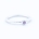 FAZETTE SOLITAIRE ring w. pink ruby