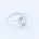 PEBBLE ring "M" - Sterling Silver | w. three pink diamonds