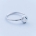 PEBBLE ring "S" -  Sterling Silver | w. three blue diamonds