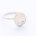 PEBBLE ring "L" - 14K yellow gold | w. five diamonds