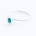 REEF ring - Sterling Silver w. emerald