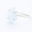 OCEAN GLASS ring - 14K yellow gold