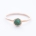 REEF ring - 14K rose gold w. smaragd