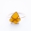 OCEAN GLASS rose gold gyűrű - sárga üveg