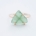 OCEAN GLASS ring - 14K rose gold - green