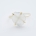 OCEAN GLASS ring - 14K yellow gold - white