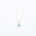 'SMERA necklace - 14K yellow gold with emerald stone #1