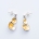 BLOOM Earring - Sterling Silver with 24K Burmese gold leaf
