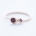 REEF DOUBLE ring - 14K rose gold | w. tourmaline and ruby