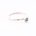 REEF ring - 14K rose gold w. blue diamond