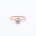 REEF ring - 14K rose gold w. pale blue topaz