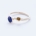 REEF DOUBLE ring - 14K yellow gold | w. sapphire and citrine