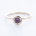 REEF ring - 14K yellow gold w. purple sapphire