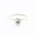 REEF ring - 14K yellow gold w. pale blue aquamarine