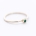FAZETTE SOLITAIRE ring | 14K yellow gold w. emerald | small