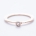 FAZETTE SOLITAIRE ring | 14K rose gold w. diamond