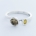 REEF DOUBLE ring  |  Sterling Silver w. topaz and yellow opal