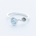 REEF DOUBLE ring - Sterling Silver | w. aquamarine and tourmaline