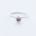 REEF ring - Sterling Silver w. pink tourmaline