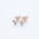 SERA STUD earring - 14K rose gold with 2 white diamonds