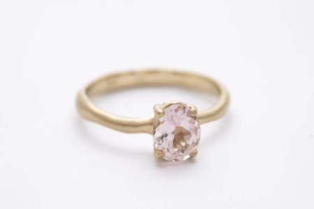 dorivisy arany gyűrű morganit