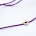 STRING arany karkötő - lila
