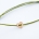 STRING rose gold karkötő - zöld