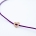 STRING rose gold karkötő - lila