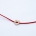 STRING rose gold karkötő - piros
