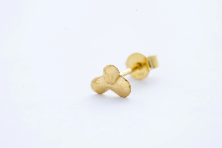 bauble single stud arany fülbevaló