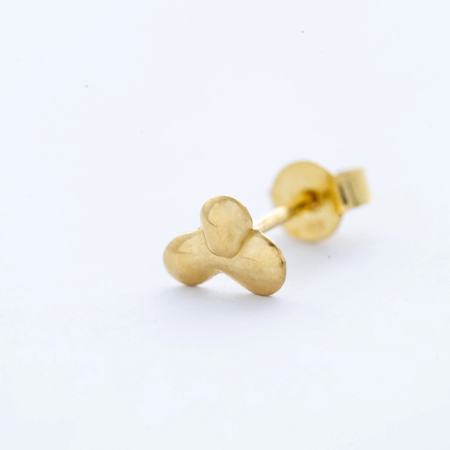 bauble single stud arany fülbevaló