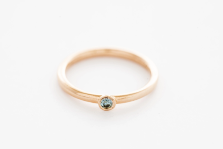 harmony rose gold kék gyémánt