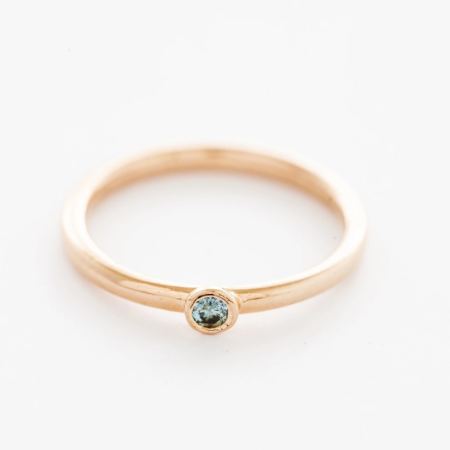harmony rose gold kék gyémánt